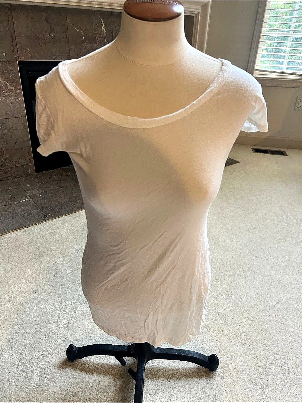 Soprano Short Sleeve Top in White